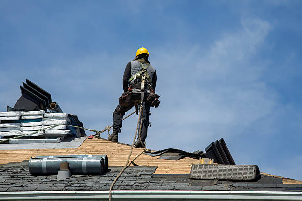 Professional Roof Replacement technician working in Norman, NC